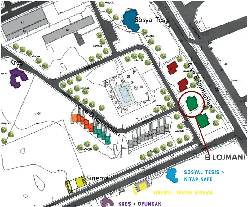 Site plan of the Museum and Art Forest